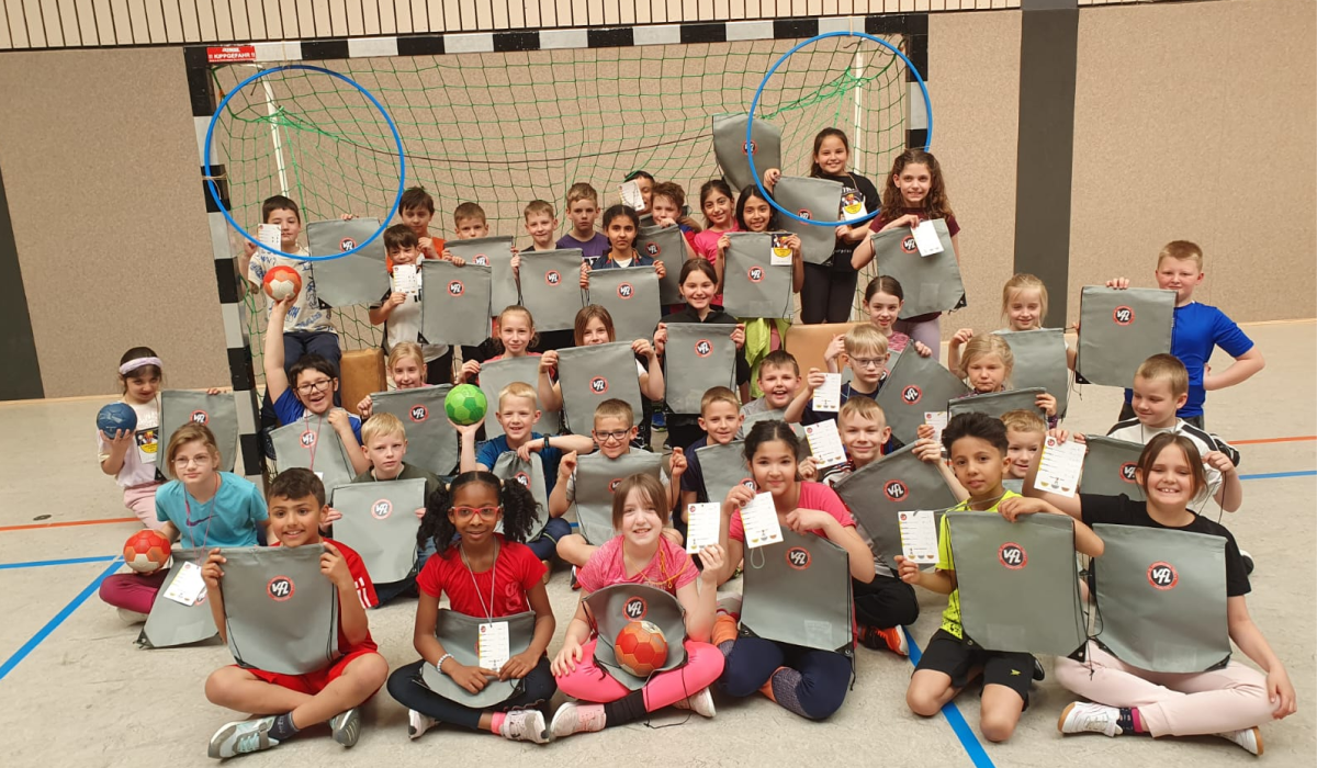 Handballtag an der Grundschule Hamm foto1