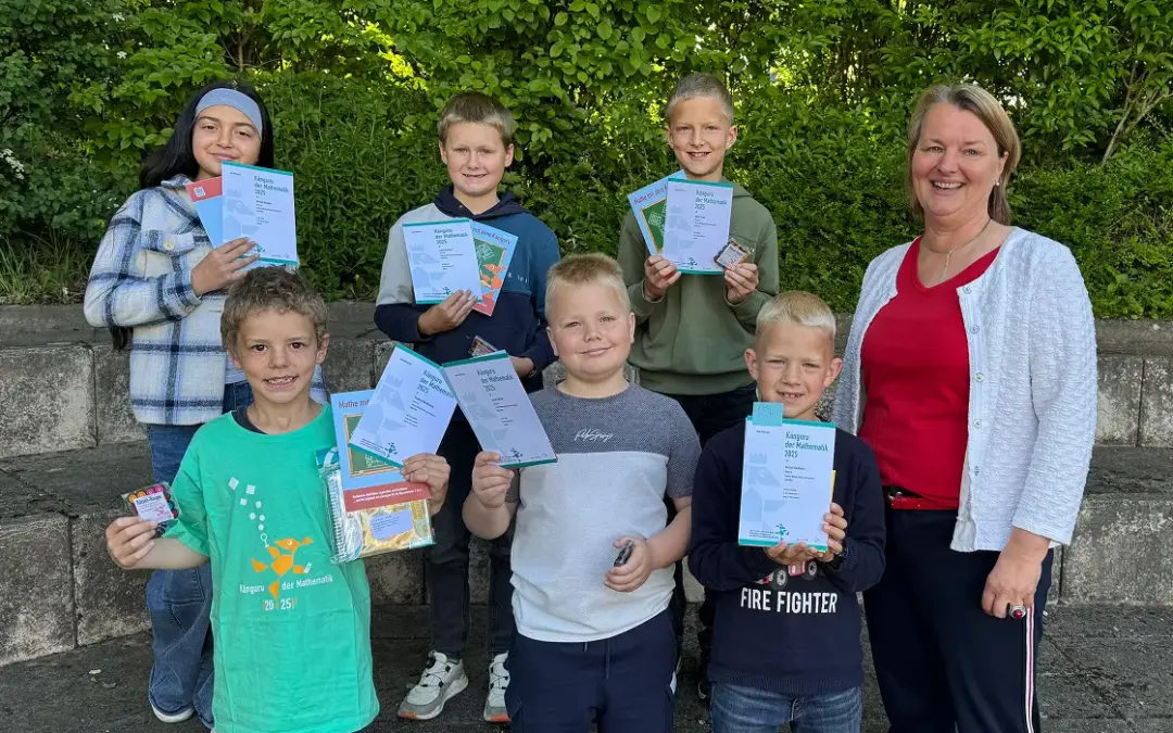 Känguru Wettbewerb der Mathematik in der Grundschule Hamm / Sieg
