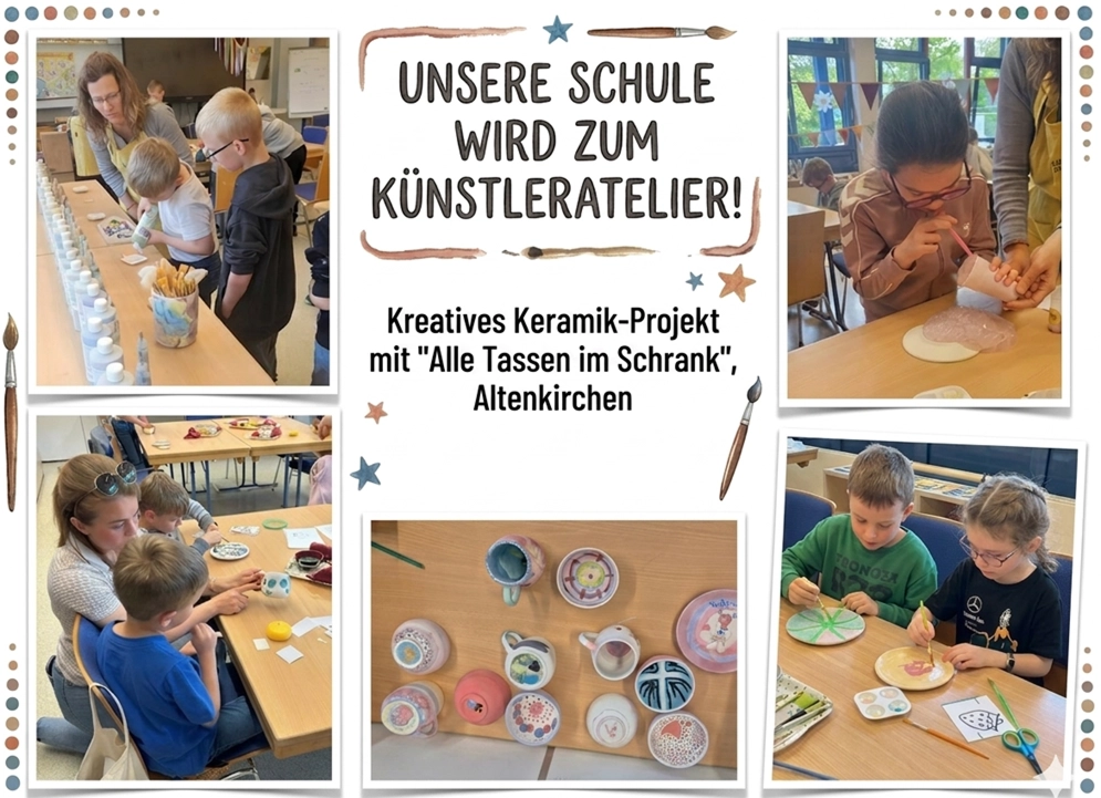 Foto Schülerinnen und Schüler der Grundschule Hamm/Sieg präsentieren ihre Urkunden und Preise beim Känguru-Wettbewerb 2026 der Mathematik